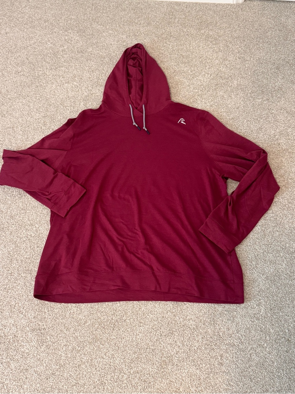 Rhoback Burgundy Pullover Hoodie